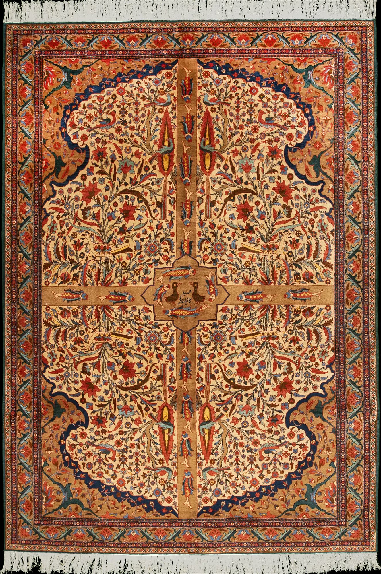 قالی چهارباغ 