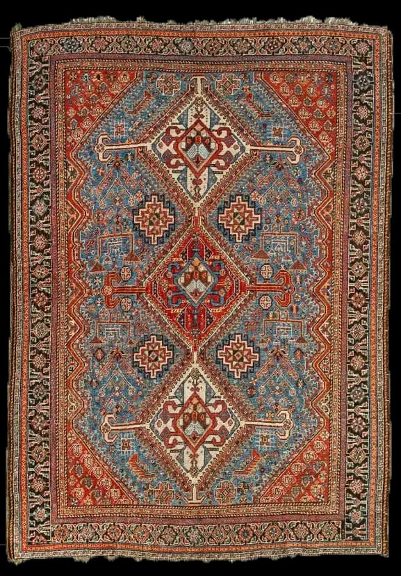 قالی سه قاب قشقایی